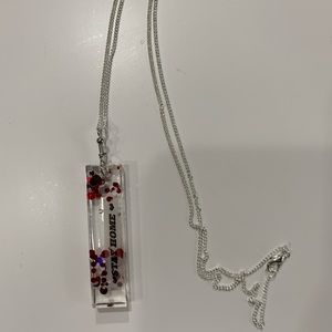 Handcrafted “ Stay Home” Necklace